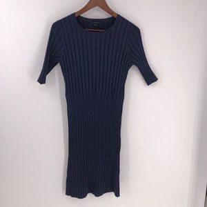 Ann Taylor sweater dress bodycon stretch size M